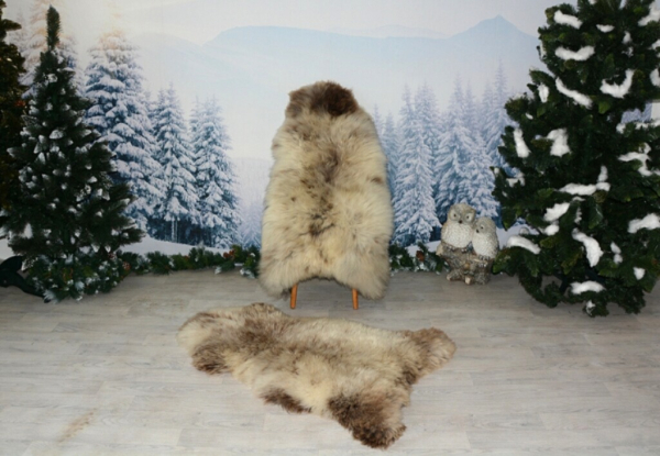 Twinset Lammfell Beige Coloure 2er Set Öko XXL